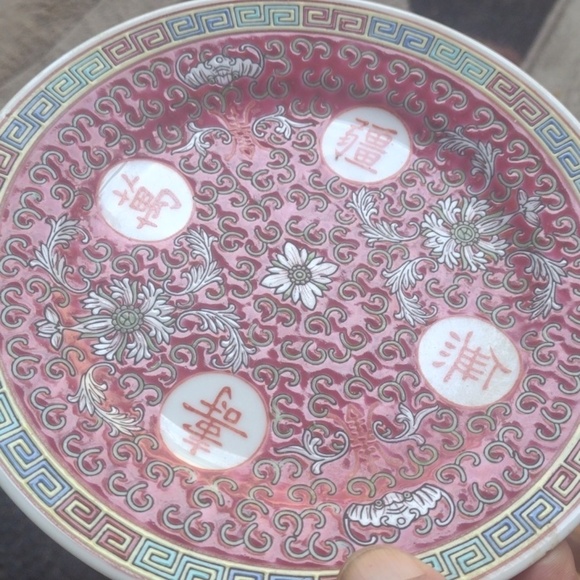 Floral Decorative Hand Painted Plates - Picture 4 of 6